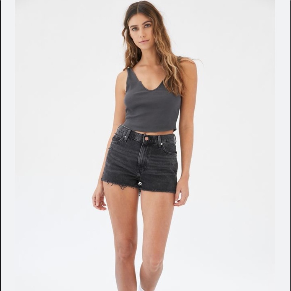 UO denim shorts